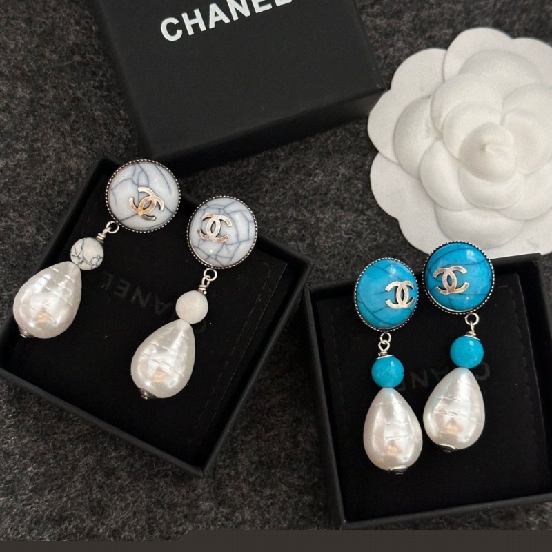 Ch*el earrings